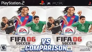 FIFA 06 PS2 Vs PSP