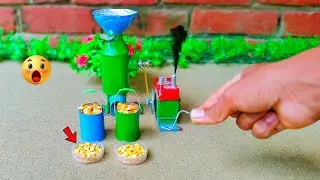 diy Diorama tractor mini floor mill machine science project || diy tractor || @keepVilla