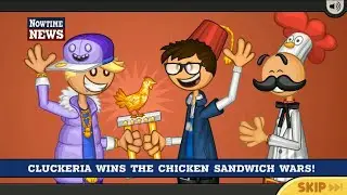 Papa's Cluckeria To Go! - Ending Scene + Papa Louie Unlocked