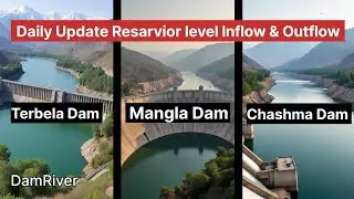 Tarbela, Mangla & Chashma Dam Update | 01 July 2025 | Inflow & Outflow Report | DamRiver