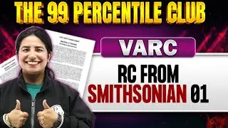 RC from Smithsonian 01 | VARC | CAT 2025 PREPARATION