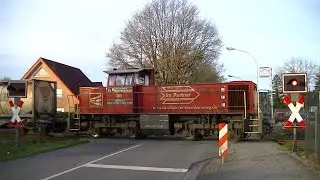Spoorwegovergang Nordhorn (D) // Railroad crossing // Bahnübergang