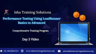 Performance Testing with LoadRunner Day 3 on 23rd Jan 2026.WhatsApp us at +91-9133190573 to enroll.