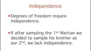 Estimation: Degrees of Freedom