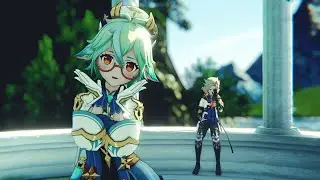 【Genshin Impact MMD】AOA - 심쿵해 (Heart Attack) - Our cute couple : Sucrose and Albedo = Albecrose
