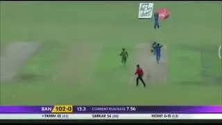 Raina run out