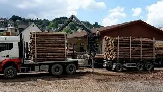 RLG 57, Holzverladung in Sundern, Zusammenstellung des Zuges, 20220613 143824