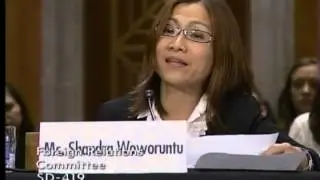 Shandra Woworuntu Testimony at Senate Foreign Relations Committee Hearing on Ending Slavery