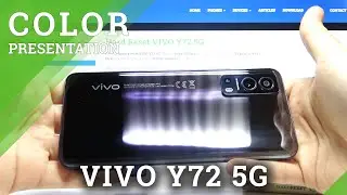 Vivo Y72 5G - Black Color | Back Cover Color Presentation