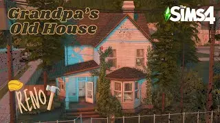 || Grandpa's Old House || Rundown Reno Build || Sims 4 || Speed Build || CC ||