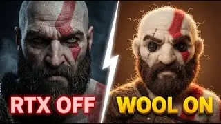 RTX OFF vs  WOOL ON Gaming Reimagined 🧶