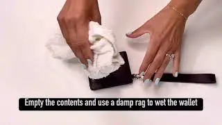 How to fix a stretched out leather wallet (The Denner)