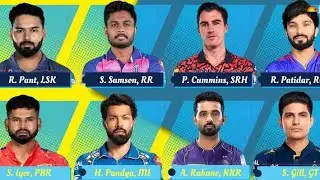 IPL 2025 all captain #ipl #ipl2025 #india #cricket #iplcaptains