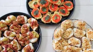 Canapés - Cocina Vegetariana