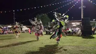 Comanche Nation Fair Powwow 2024 Jr. Adult Men's Fancy 1 song 🎵