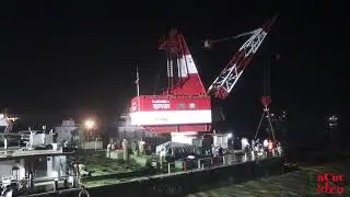 ফেরি উদ্ধারে এলো দৈত্য আকৃতির হামজা । Amanat shah Ferry Paturiya Ghat