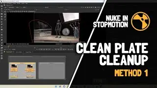 NUKE in Stop Motion | Clean Plate Cleanup &ndash; Method 1