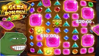 Risking EVERYTHING On GEMS BONANZA | Bonus Buys (RAW)