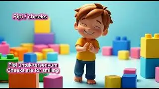 Belajar  Bahasa Inggris bagian tubuh| Body Parts Song for Kids | Head to Toe | Mimelo Kids