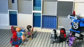 Lego Spider Man , Thing & Gambit Vs Crossbone , Red She Hulk & Prowler