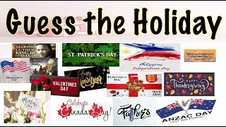 GUESS THE HOLIDAY GAME CHALLENGE | General Knowledge Quiz | Kings and Queens of Quizzes
