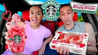 TRYING NEW VALENTINES DAY ITEMS FROM FAST FOOD RESTAURANTS
