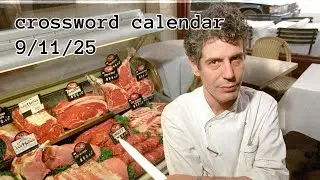 crossword calendar 9/11/25