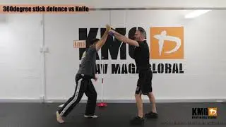 Krav Maga - Use Stick to Defend Knife Attack