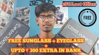 Get Sunglasses & Eyeglasses Free + Rs 300 In Bank, Coolwinks Loot Offer , #94 Loot Offers