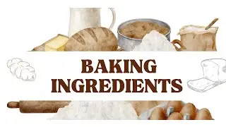 BREAD AND PASTRY PRODUCTION -TOPIC: BAKING INGREDIENTS AND ITS SUBSTITUTION