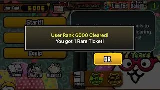 6000 User Rank in Battle Cats