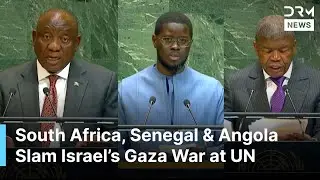 African Leaders Unite at UN: South Africa, Senegal, Angola Call Gaza Genocide Unacceptable | AC1B