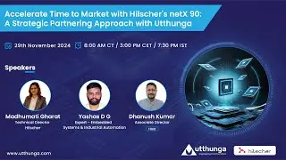How netX 90 and Hilscher   Utthunga partnership speeds up time to market | Webinar | Utthunga