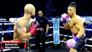 Andrew Tate vs Chase DeMoor Full Fight Recap  (Misfits Boxing)