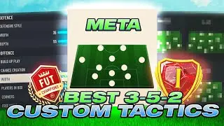 👀INSANE RANK 1 META 352 FORMATION & CUSTOM TACTICS FOR FIFA 23 ULTIMATE TEAM