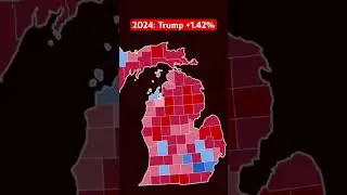 How Michigan SHIFTED from 2020 to 2024! #shorts