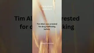 Tim Allen Was Arrested for Drug Trafficking Before Fame! #timallen #comedian #actor #drug #facts