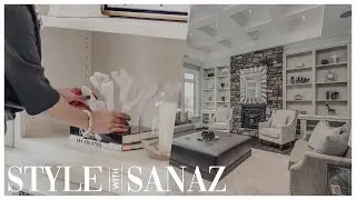 STYLING SHELVES IN LIVING ROOM | HOW TO DECORATE BOOK SHELVES | LIVING ROOM SHELF DECOR