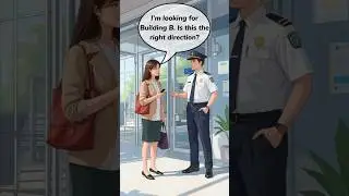Talking to a Security Guard &ndash; Simple English Conversation | Daily Speaking Practice