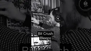 Bit Crush Bleeps with modular synth #shorts