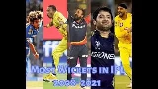 Most Wickets in IPL T20 | 2008 - 2021 | Purple cap | Analytics