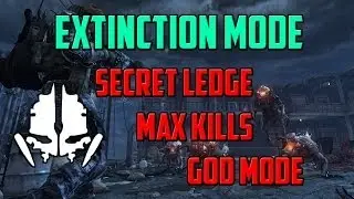 Call of Duty Ghosts Glitches: Extinction Mode Glitches: God Mode Max Kills Secret Ledge