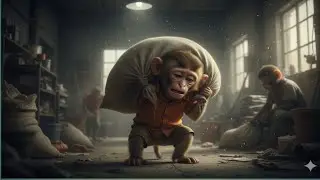 POOR MONKEY PAV EMOTIONAL STORY 😭! poor monkey story! poor monkey Rio! poor monkey video! #shorts