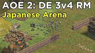 Age of Empires 2: Definitive Edition - 3v4 RM Japanese Arena - eartahhj - 03/08/2020