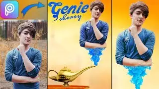 Aladdin's Genie & Lamp | PicsArt Photo Editing Tutorial | SHERRY Tutorials