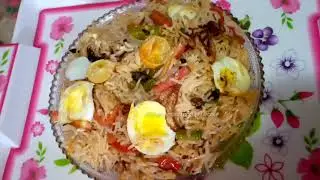 eggs veg biryani | simple fast & easy recipe by Afshan ansari food network .