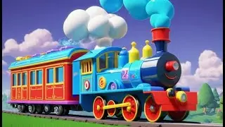 One to Ten with Teddy Train + More Nursery Rhymes & Kids Songs