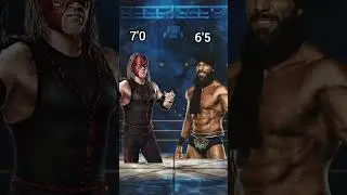 Comparisons with height of wwe superstars | #wwe #wrestling