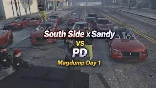 South Side X Sandy VS PD | Magdump Day 1 | SoulCity 2.0 by EchoRP #lifeinsoulcity