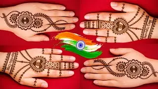 Top 2 Republic Day Mehndi Design| 26 January Mehandi Design| गणतंत्र दिवस मेहंदी| 26 जनवरी की मेहंदी